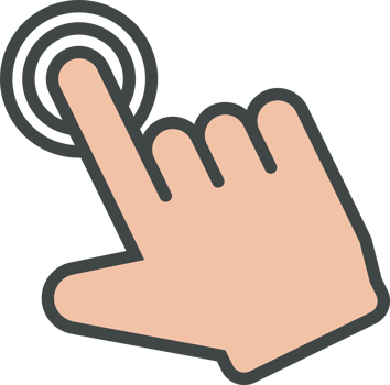 Hand cursor icon clip art png
