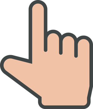 Hand cursor icon clip art png