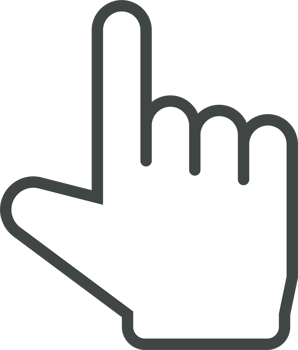 Hand cursor icon clip art png