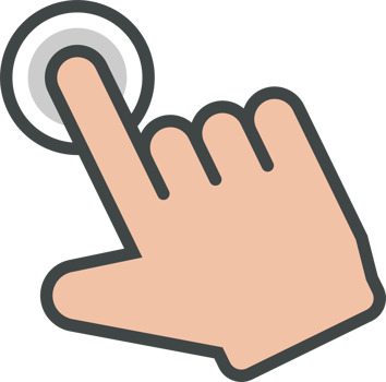 Hand cursor icon clip art png