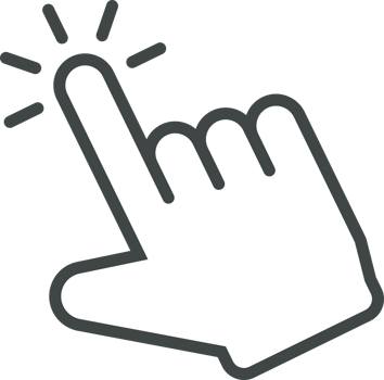 Hand cursor icon clip art png
