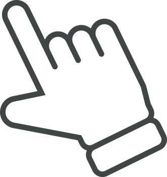 Hand cursor icon clip art png