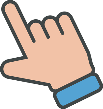Hand cursor icon clip art png