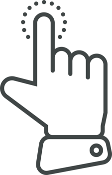 Hand cursor icon clip art png