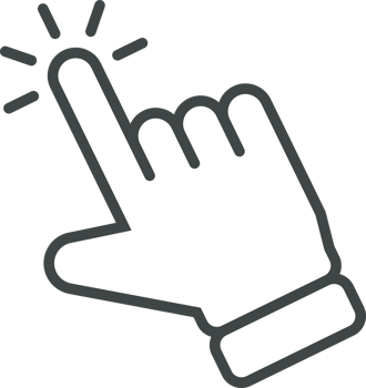 Hand cursor icon clip art png