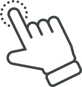 Hand cursor icon clip art png