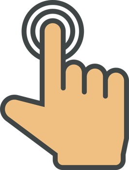 Hand cursor icon clip art png