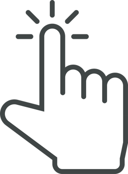 Hand cursor icon clip art png