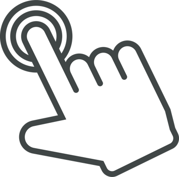 Hand cursor icon clip art png