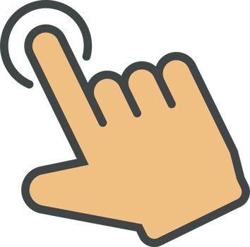 Hand cursor icon clip art png