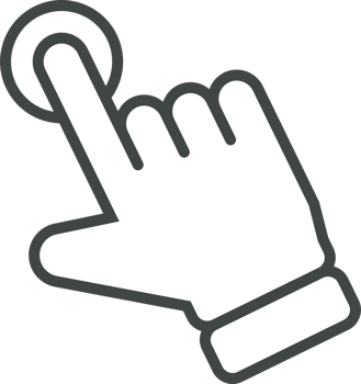 Hand cursor icon clip art png