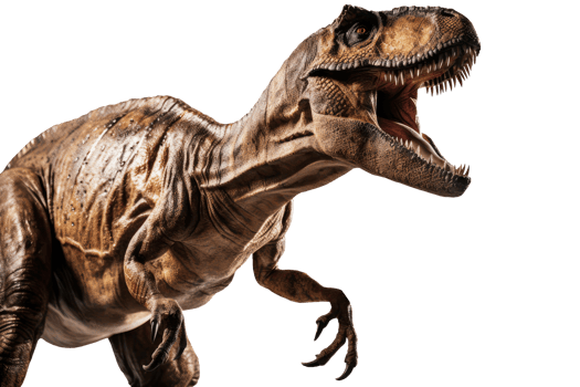 T-Rex dinosaur isolated on transparent background. . png