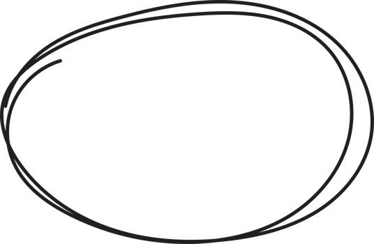 Hand drawn circle highlig png