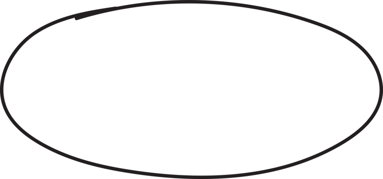 Hand drawn circle highlighting png