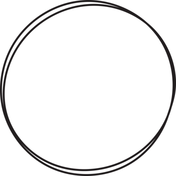 Hand drawn circle highlighting png