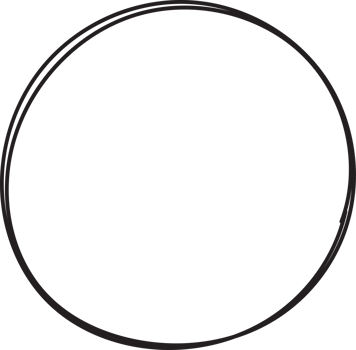 Hand drawn circle highlighting png