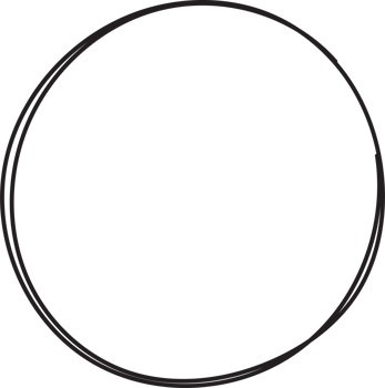 Hand drawn circle highlighting png