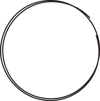 Hand drawn circle highlighting png