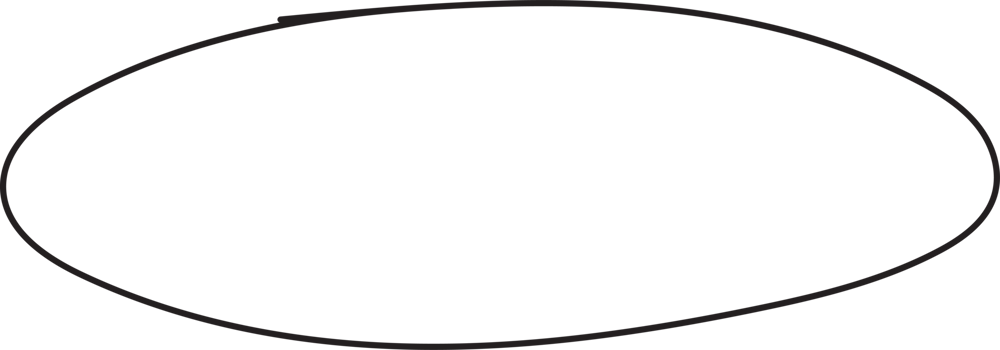 Hand drawn circle highlighting png