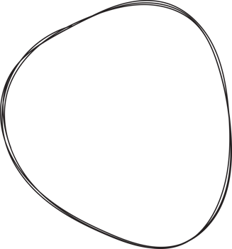 Hand drawn circle highlighting png