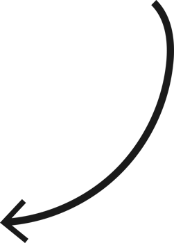 Hand drawn curved arrow shape. Arrow line png