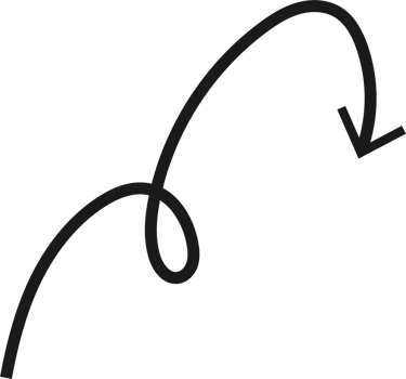 Hand drawn curved arrow shape. Arrow line png