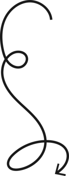 Hand drawn curved arrow shape. Arrow line png