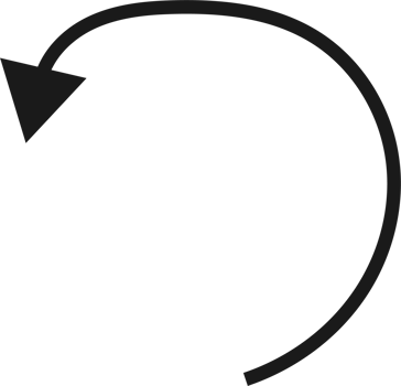 Hand drawn curved arrow shape. Arrow line png