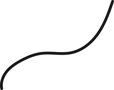 Hand drawn curved line shape. Curved line icon png