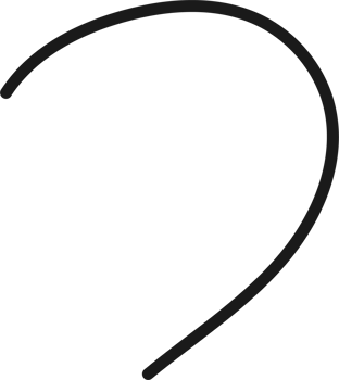 Hand drawn curved line shape. Curved line icon png