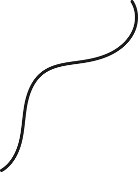 Hand drawn curved line shape. Curved line icon png