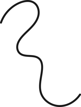 Hand drawn curved line shape. Curved line icon png