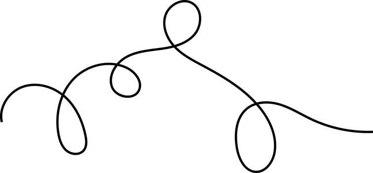 Hand drawn curved line shape. Curved line icon png