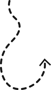 Hand drawn dashed arrow shape png