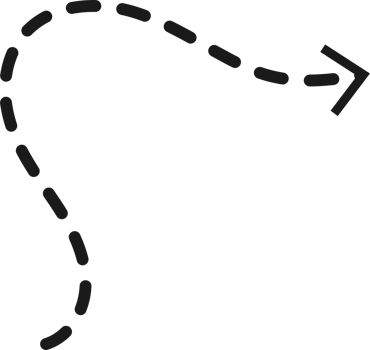 Hand drawn dashed arrow shape png