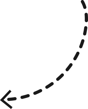 Hand drawn dashed arrow shape png