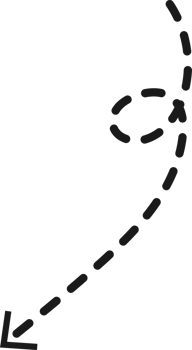 Hand drawn dashed arrow shape png