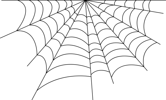 Hand drawn spider web icon png