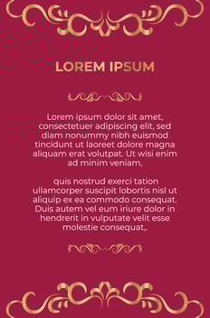 modern and luxury floral ornamental background for invitation and other work. vector