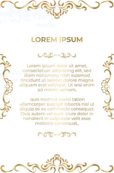 modern and luxury floral ornamental background for invitation and other work. vector