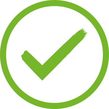 Grunge style check mark png
