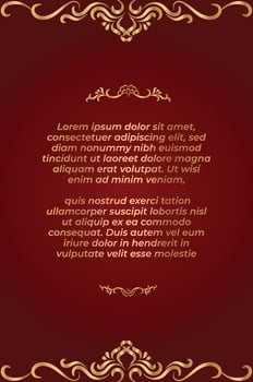 modern and luxury floral ornamental background for invitation and other work. vector