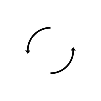 vector illustration of reload arrow symbol. editable icon design. perfect for refresh, repeat signs.
