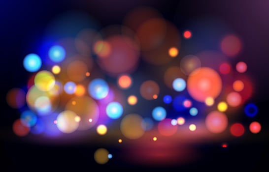 Colorful Bright Sparkle Bokeh Background vector