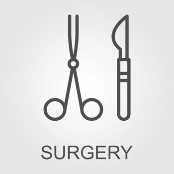Surgical Instruments Icon. Professional, pixel perfect icon, EPS 10 format. vector