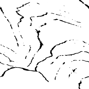 Rustic cracked texture with many cracks and scratches. Abstract background. PNG graphic illustration with transparent background.
