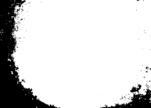 Grunge border texture background. Abstract frame overlay. PNG graphic illustration with transparent background.