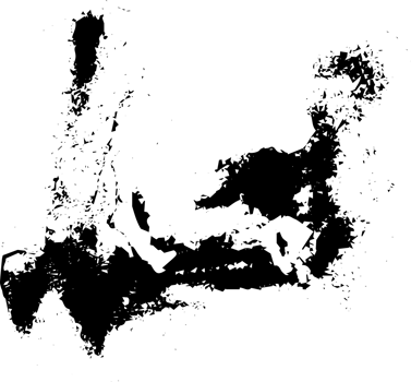 Rustic splash texture. Abstract background. Weathered surface and shape. PNG graphic illustration with transparent background.