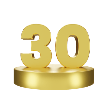 number 30 on the golden podium png