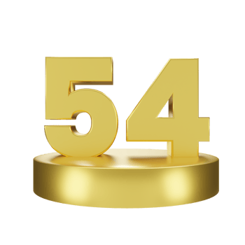 number 53 on the golden podium png
